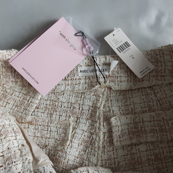 Anthropologie Avec Les Filles Tweed Pleated Shorts - Picture 5 of 15